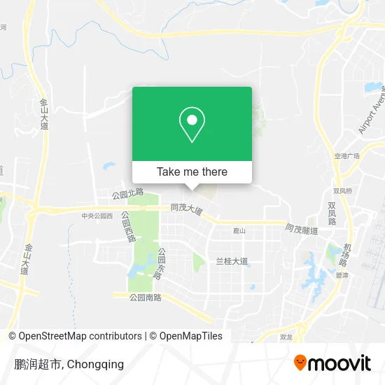鹏润超市 map