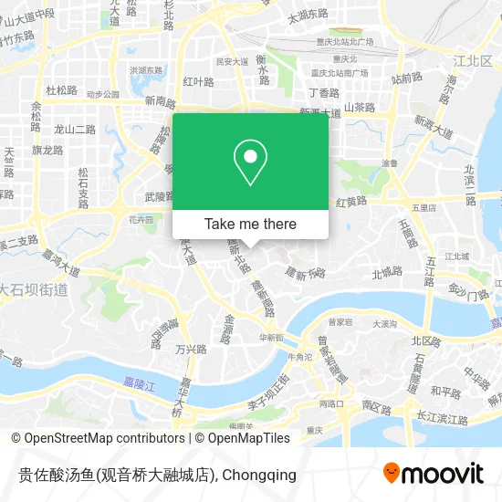 贵佐酸汤鱼(观音桥大融城店) map