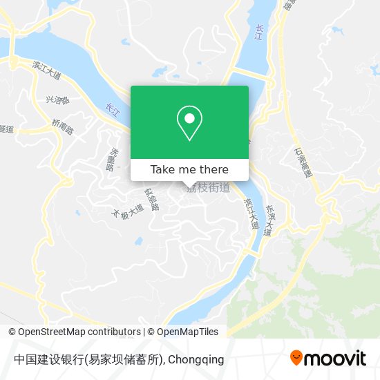 中国建设银行(易家坝储蓄所) map