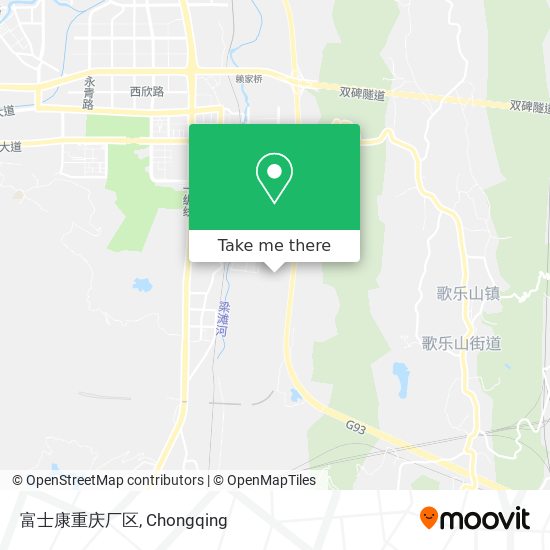 富士康重庆厂区 map