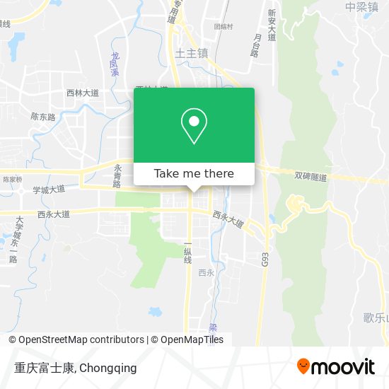 重庆富士康 map