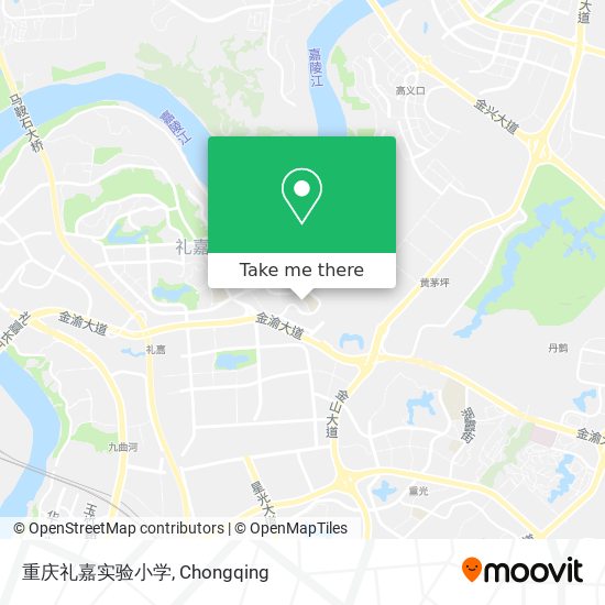 重庆礼嘉实验小学 map