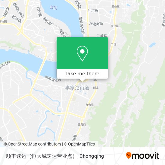 顺丰速运（恒大城速运营业点） map