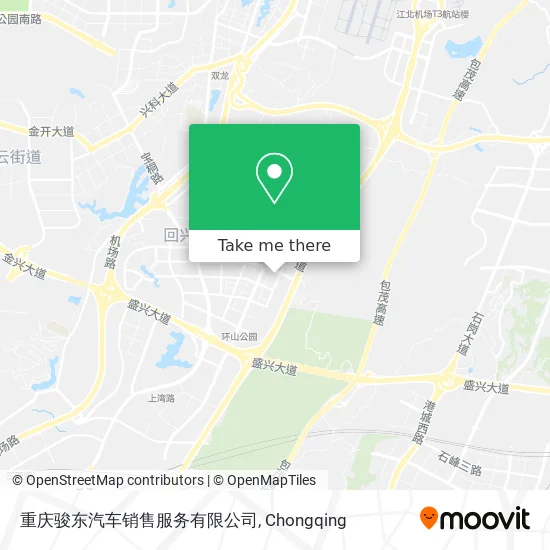 重庆骏东汽车销售服务有限公司 map