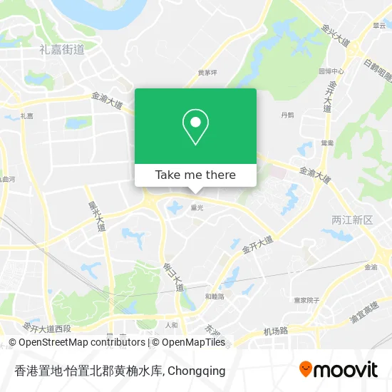 香港置地·怡置北郡黄桷水库 map
