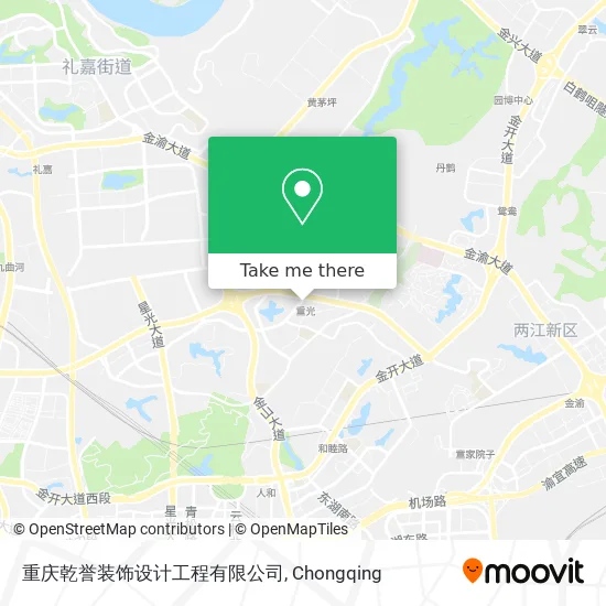 重庆乾誉装饰设计工程有限公司 map