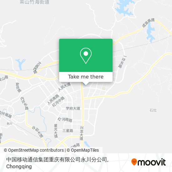 中国移动通信集团重庆有限公司永川分公司 map