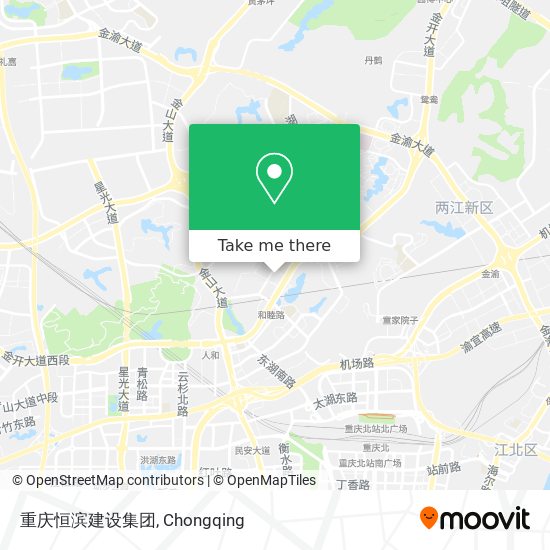 重庆恒滨建设集团 map