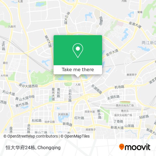 恒大华府24栋 map