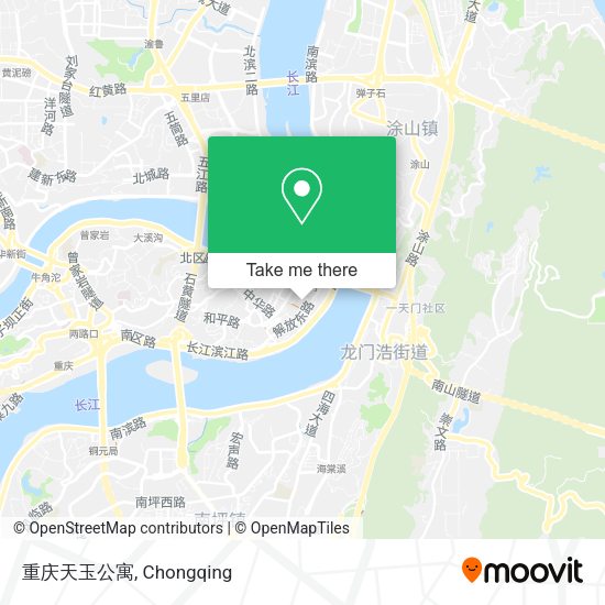重庆天玉公寓 map