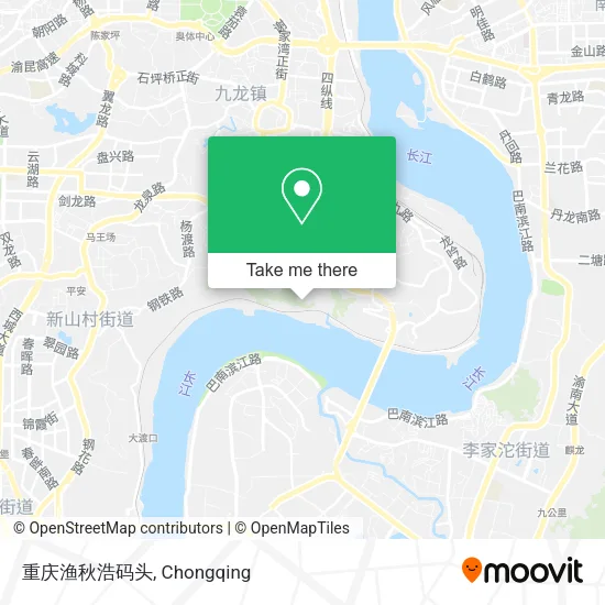 重庆渔秋浩码头 map