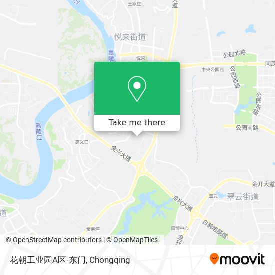 花朝工业园A区-东门 map