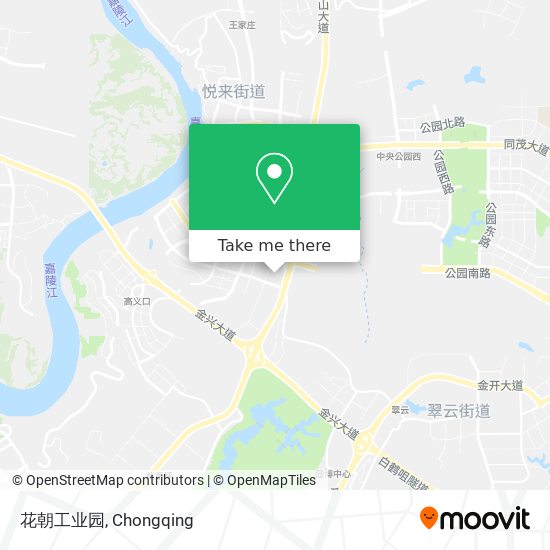 花朝工业园 map