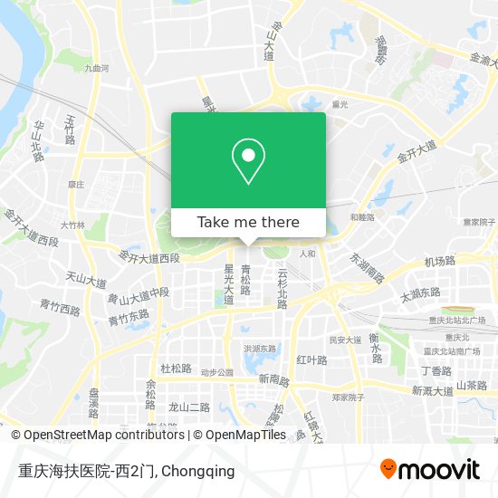 重庆海扶医院-西2门 map