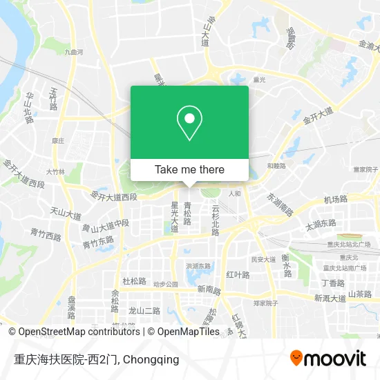 重庆海扶医院-西2门 map