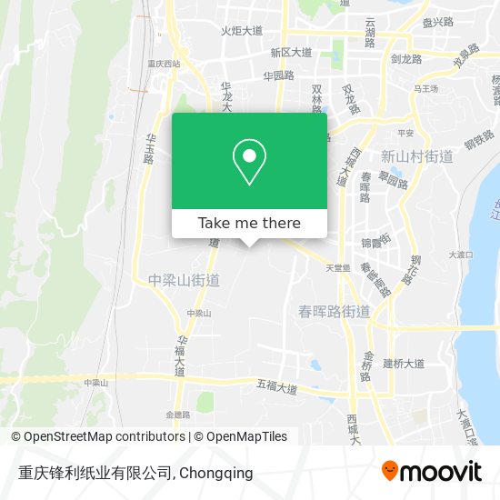 重庆锋利纸业有限公司 map