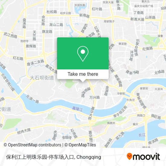 保利江上明珠乐园-停车场入口 map