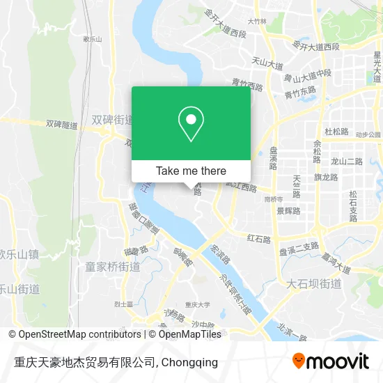 重庆天豪地杰贸易有限公司 map
