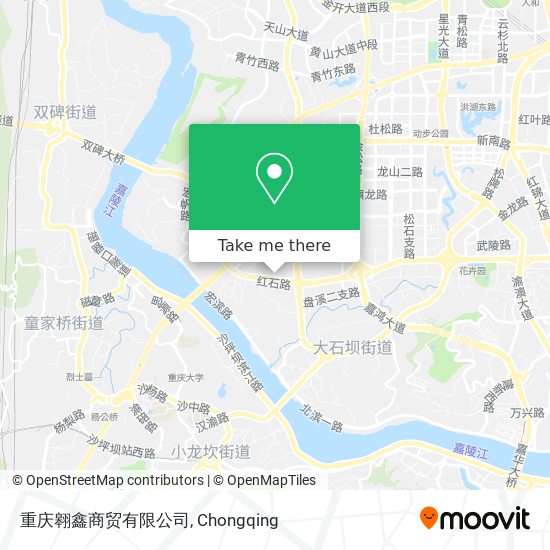 重庆翱鑫商贸有限公司 map
