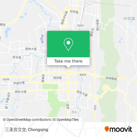 三圣宫立交 map