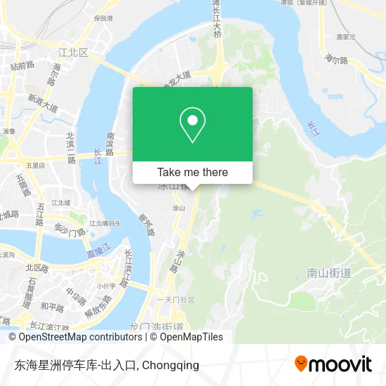 东海星洲停车库-出入口 map