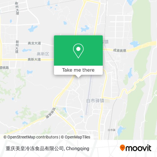 重庆美皇冷冻食品有限公司 map
