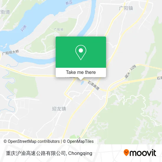 重庆沪渝高速公路有限公司 map