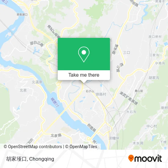 胡家垭口 map