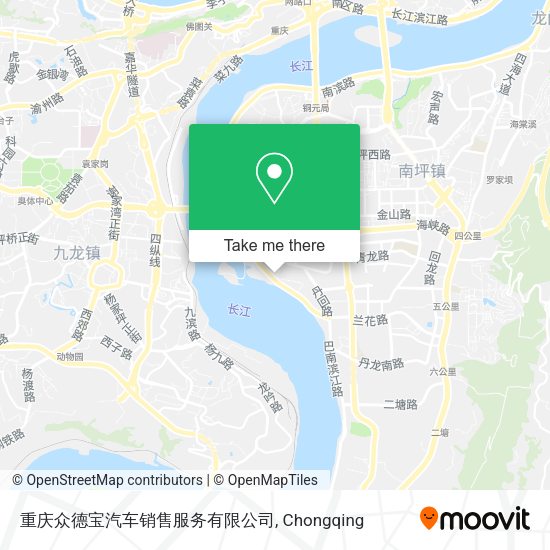 重庆众德宝汽车销售服务有限公司 map