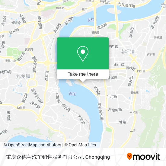 重庆众德宝汽车销售服务有限公司 map