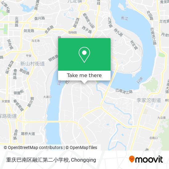 重庆巴南区融汇第二小学校 map