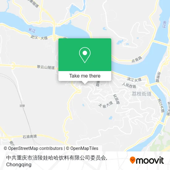 中共重庆市涪陵娃哈哈饮料有限公司委员会 map