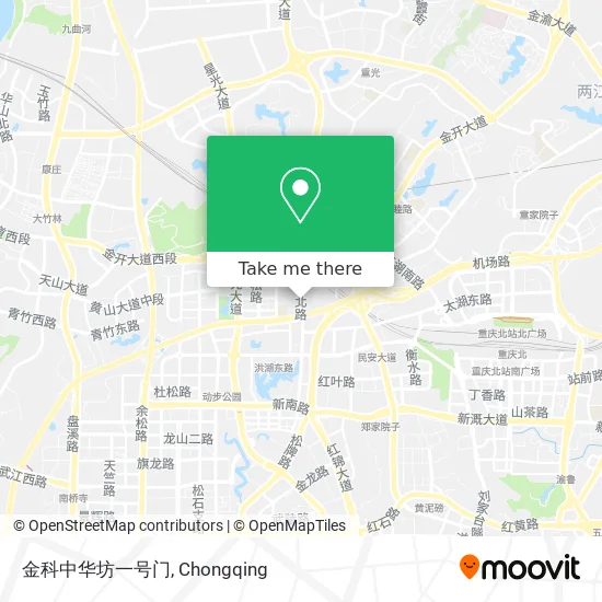 金科中华坊一号门 map