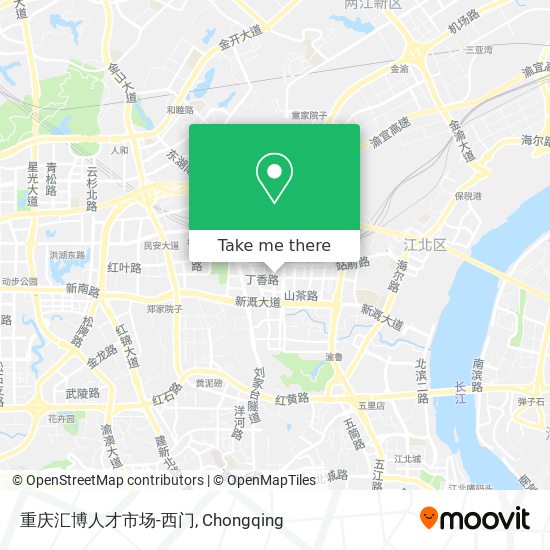 重庆汇博人才市场-西门 map