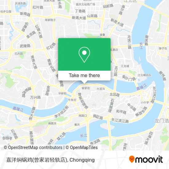 嘉洋焖锅鸡(曾家岩轻轨店) map