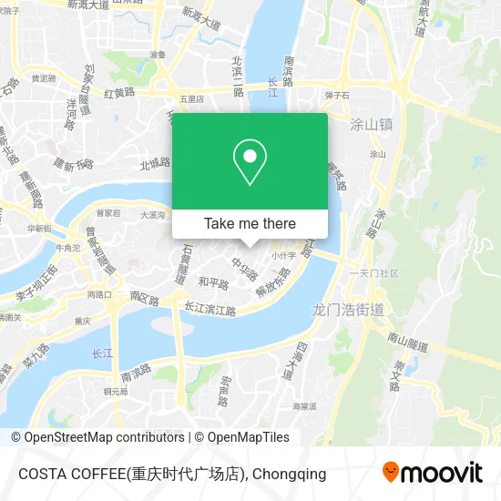 COSTA COFFEE(重庆时代广场店) map