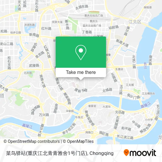 菜鸟驿站(重庆江北青青雅舍1号门店) map