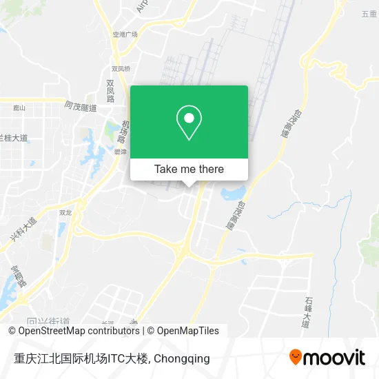 重庆江北国际机场ITC大楼 map