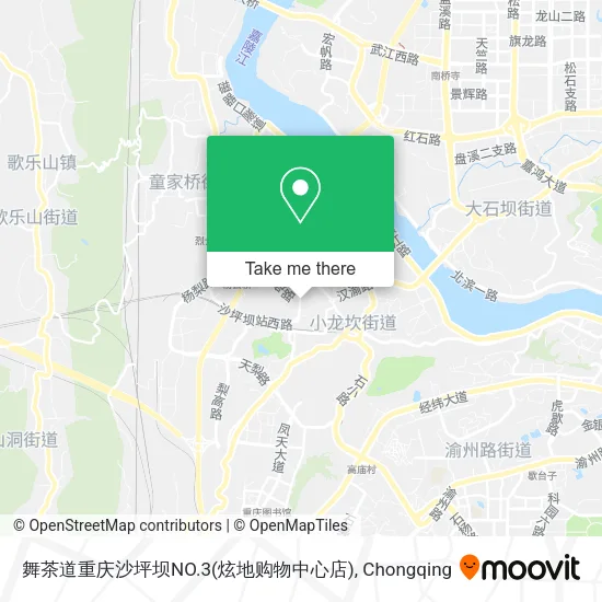 舞茶道重庆沙坪坝NO.3(炫地购物中心店) map