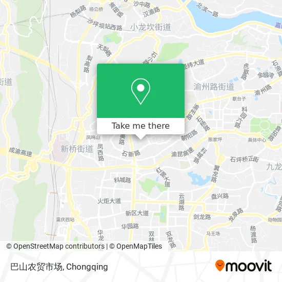 巴山农贸市场 map