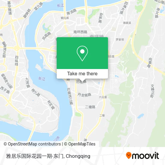 雅居乐国际花园一期-东门 map