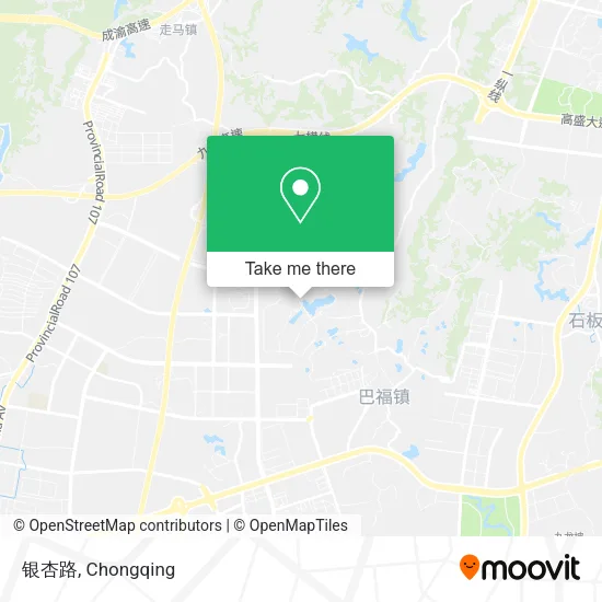 银杏路 map