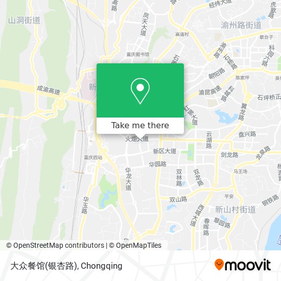 大众餐馆(银杏路) map