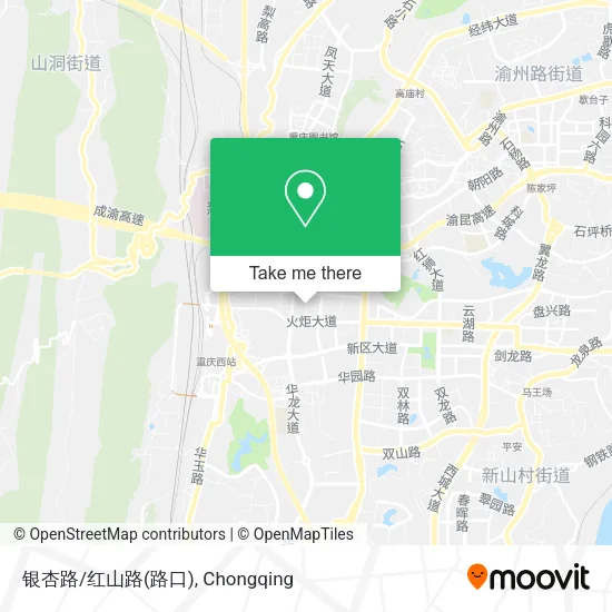 银杏路/红山路(路口) map
