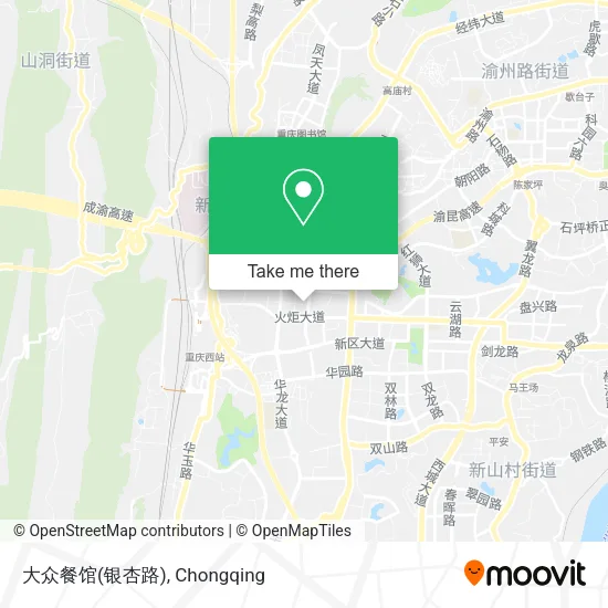 大众餐馆(银杏路) map