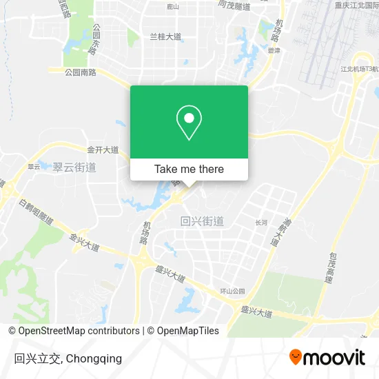 回兴立交 map