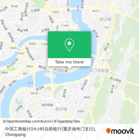 中国工商银行24小时自助银行(重庆储奇门支行) map