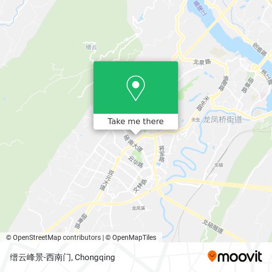 缙云峰景-西南门 map