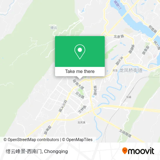 缙云峰景-西南门 map