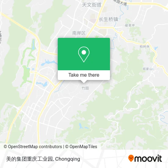 美的集团重庆工业园 map